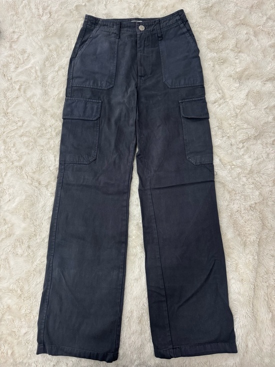 Zara Pants - Zara Dark Navy Cargo Pants with Patch Pockets